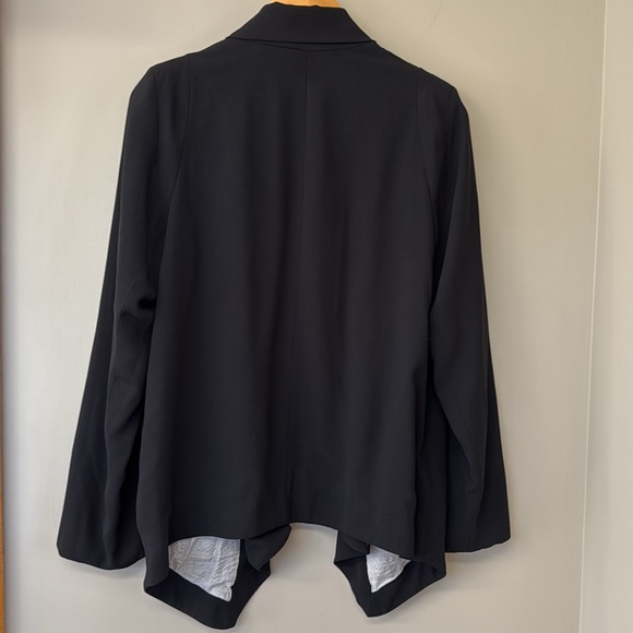 Anthropologie Cornerstone Cartonnier Open Front Blazer | Black | Large | EUC - Picture 8 of 8